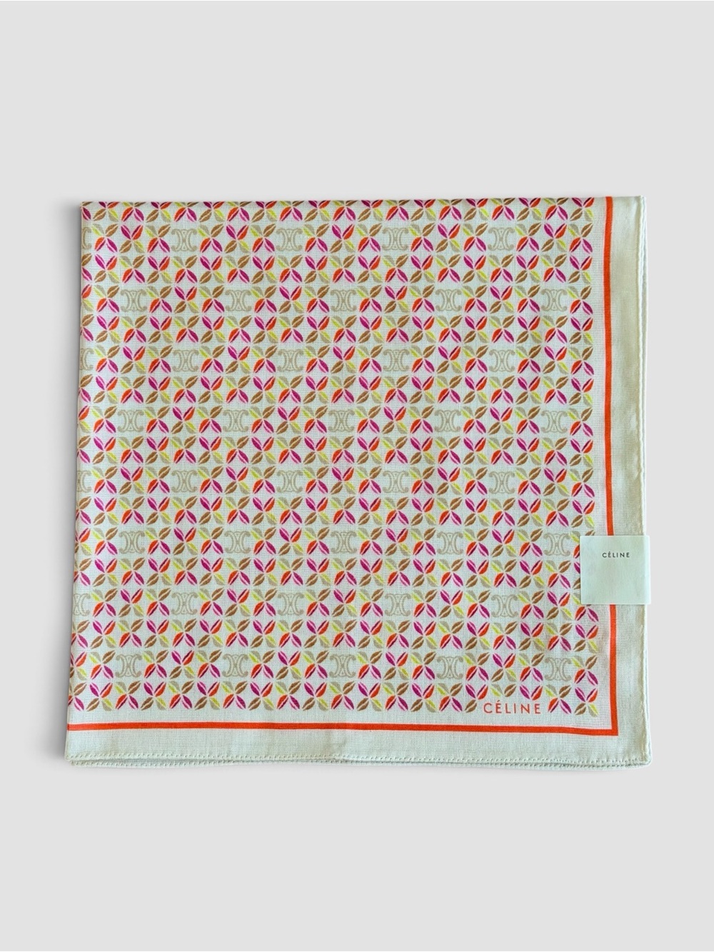 Celine Multicolor Cotton Bandana